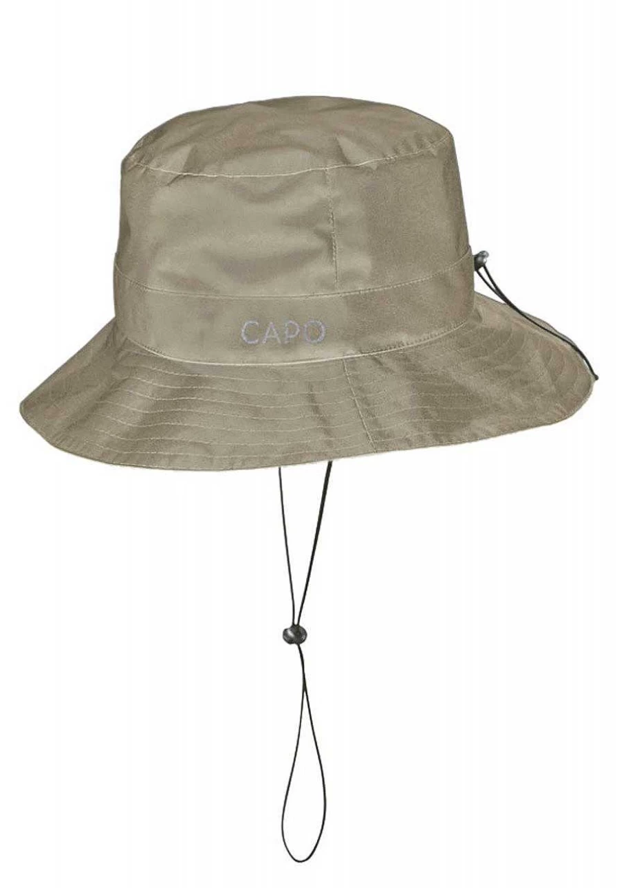 Capo Men's Fisherman Hat with Sympatex Elastic Chin Strap & Reflex Bugle Design for Outdoor Protection